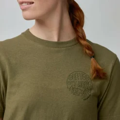 Damen Fjällräven Shirts Und Tops*HEMP BLEND OUT HERE T-SHIRT W Damen - T-Shirt