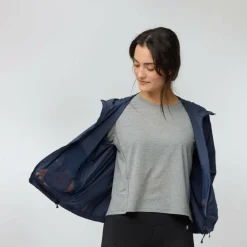 Fjällräven HIGH COAST SHORT WIND HOODIE W Damen - Softshelljacke^Damen Outdoorjacken