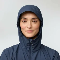 Fjällräven HIGH COAST SHORT WIND HOODIE W Damen - Softshelljacke^Damen Outdoorjacken