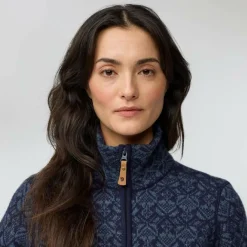 Damen Fjällräven Pullover Und Fleecepullover|Outdoorjacken*SNOW CARDIGAN W Damen - Wolljacke