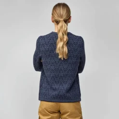 Fjällräven SNOW ROUND NECK SWEATER W Damen - Strickpullover^Damen Pullover Und Fleecepullover