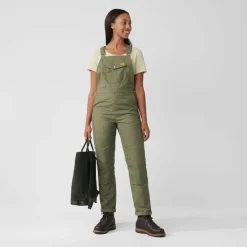 Fjällräven VARDAG DUNGAREE TROUSERS W Damen - Freizeithose^Damen Outdoorhosen