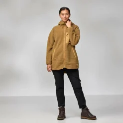 Fjällräven VARDAG PILE FLEECE LONG W Damen - Fleecejacke^Damen Pullover Und Fleecepullover|Outdoorjacken