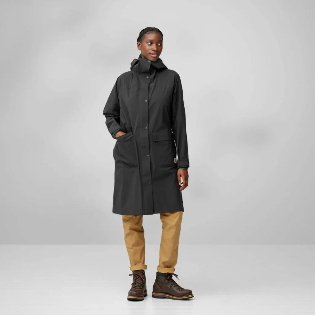 Damen Fjällräven Outdoorjacken*VARDAG RAIN PARKA W Damen - Regenmantel
