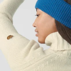 Fjällräven ÖVIK CABLE KNIT ROLLER NECK W Damen - Wollpullover^Damen Pullover Und Fleecepullover