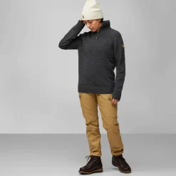 Fjällräven ÖVIK HALF ZIP KNIT W Damen - Wollpullover^Damen Pullover Und Fleecepullover