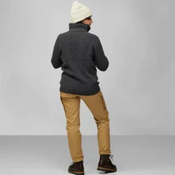 Fjällräven ÖVIK HALF ZIP KNIT W Damen - Wollpullover^Damen Pullover Und Fleecepullover