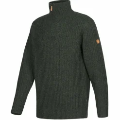 Herren Fjällräven Pullover Und Fleecepullover*ÖVIK HALF ZIP KNIT M Herren - Wollpullover