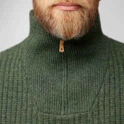 Herren Fjällräven Pullover Und Fleecepullover*ÖVIK HALF ZIP KNIT M Herren - Wollpullover