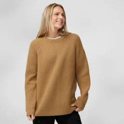 Damen Fjällräven Pullover Und Fleecepullover*ÖVIK RIB SWEATER W Damen - Wollpullover