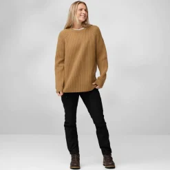 Damen Fjällräven Pullover Und Fleecepullover*ÖVIK RIB SWEATER W Damen - Wollpullover
