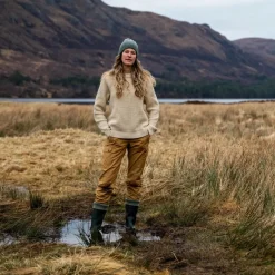 Fjällräven ÖVIK WAFFLE KNIT W Damen - Wollpullover^Damen Pullover Und Fleecepullover