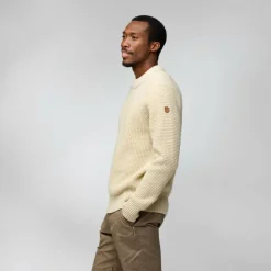 Herren Fjällräven Pullover Und Fleecepullover*ÖVIK WAFFLE KNIT M Herren - Wollpullover