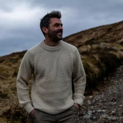 Herren Fjällräven Pullover Und Fleecepullover*ÖVIK WAFFLE KNIT M Herren - Wollpullover