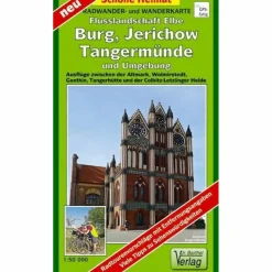 Fahrradkarten|Wanderkarten Und Winterkarten*FLUSSLANDSCHAFT BURG, JERICHOW - Wanderkarte