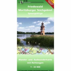 FRIEDEWALD MORITZBURGER TEICHGEBIETE - Wanderkarte^ Wanderkarten Und Winterkarten|Wanderkarten Und Winterkarten