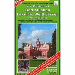 Fahrradkarten|Wanderkarten Und Winterkarten*FÜRST-PÜCKLER-PARK BAD MUSKAU, SPREMBERG - Wanderkarte
