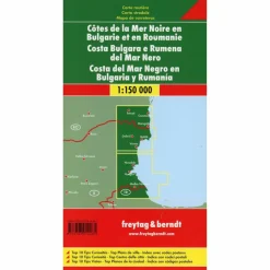 Straßenkarten|Straßenkarten*FUB BULGARISCH RUMÄNISCHE SCHWARZMEERKÜS - Straßenkarte