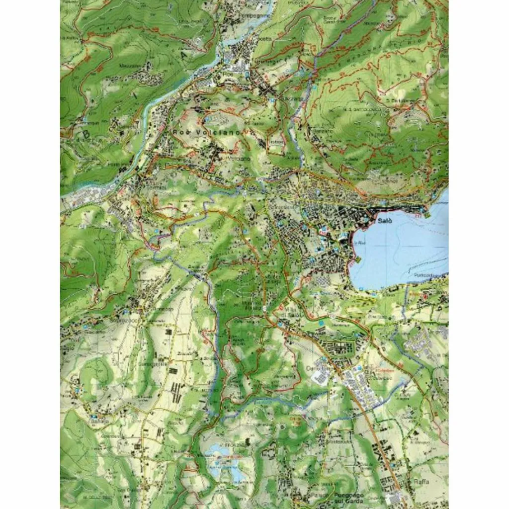 GARDA OCCIDENTALE 1:25000^ Wanderkarten Und Winterkarten|Wanderkarten Und Winterkarten