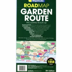 Straßenkarten|Straßenkarten*GARDEN ROUTE & ROUTE 62 TOURISTISCHE LANDKARTE 1:300.000 - Straßenkarte