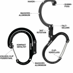 Gear Aid Reisezubehör|Kletterzubehör*HEROCLIP - Karabiner