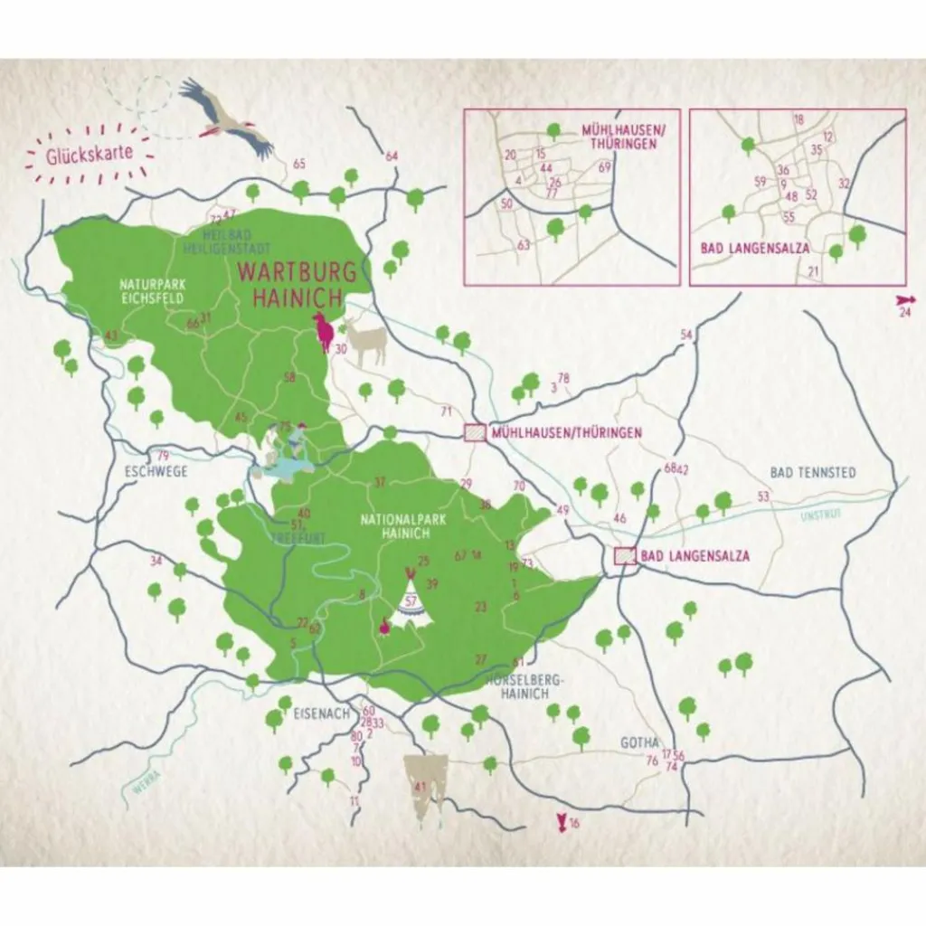 GLÜCKSORTE IN DER WELTERBEREGION WARTBURG HAINICH - Reiseführer^ Reiseführer Deutschland