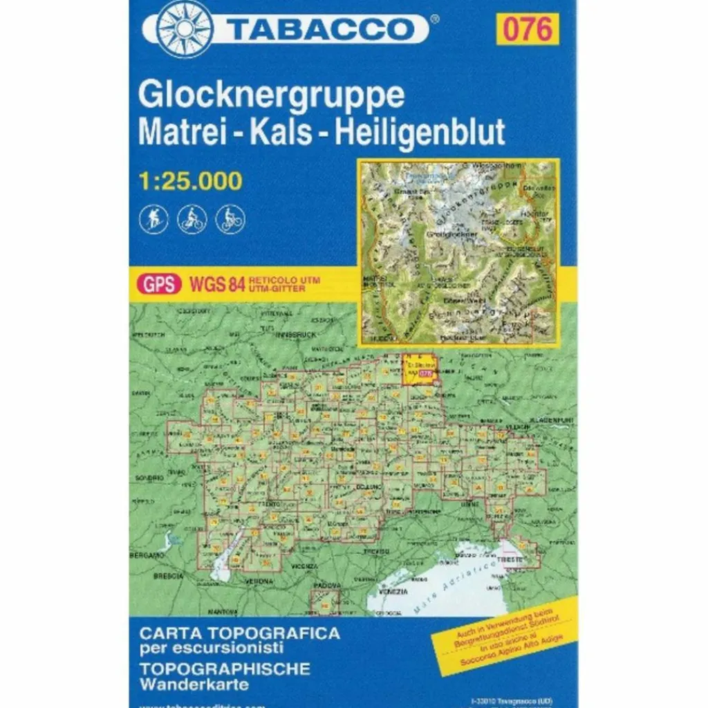 GLOCKNERGRUPPE 1:25 000^ Wanderkarten Und Winterkarten|Wanderkarten Und Winterkarten