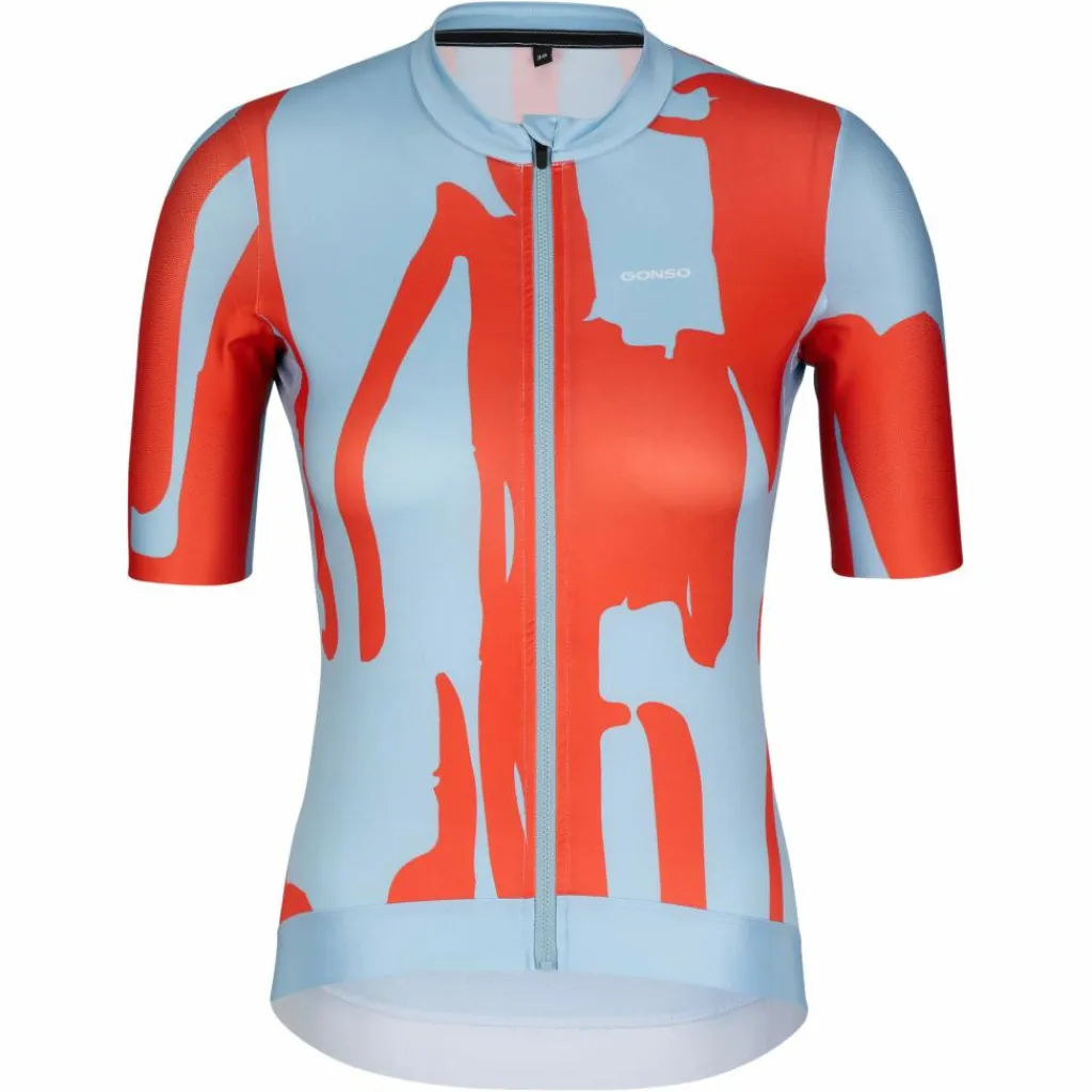 Gonso ROAD JERSEY PRINT W Damen - Fahrradtrikot^Damen Shirts Und Tops