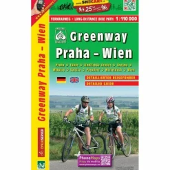 Fahrradkarten|Fahrradkarten*GREENWAY PRAHA - WIEN 1 : 100 000 - Fahrradkarte