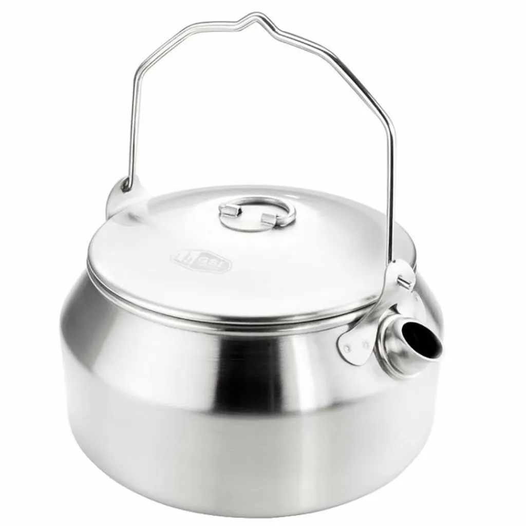 GSI Kaffee Equipment|Campingtöpfe Und Campinggeschirr*GLACIER STAINLESS TEA KETTLE- 1 QT. - Kaffeekessel