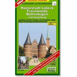 HANSESTADT LÜBECK, TRAVEMÜNDE, BOLTENHAGEN - Wanderkarte^ Fahrradkarten|Wanderkarten Und Winterkarten