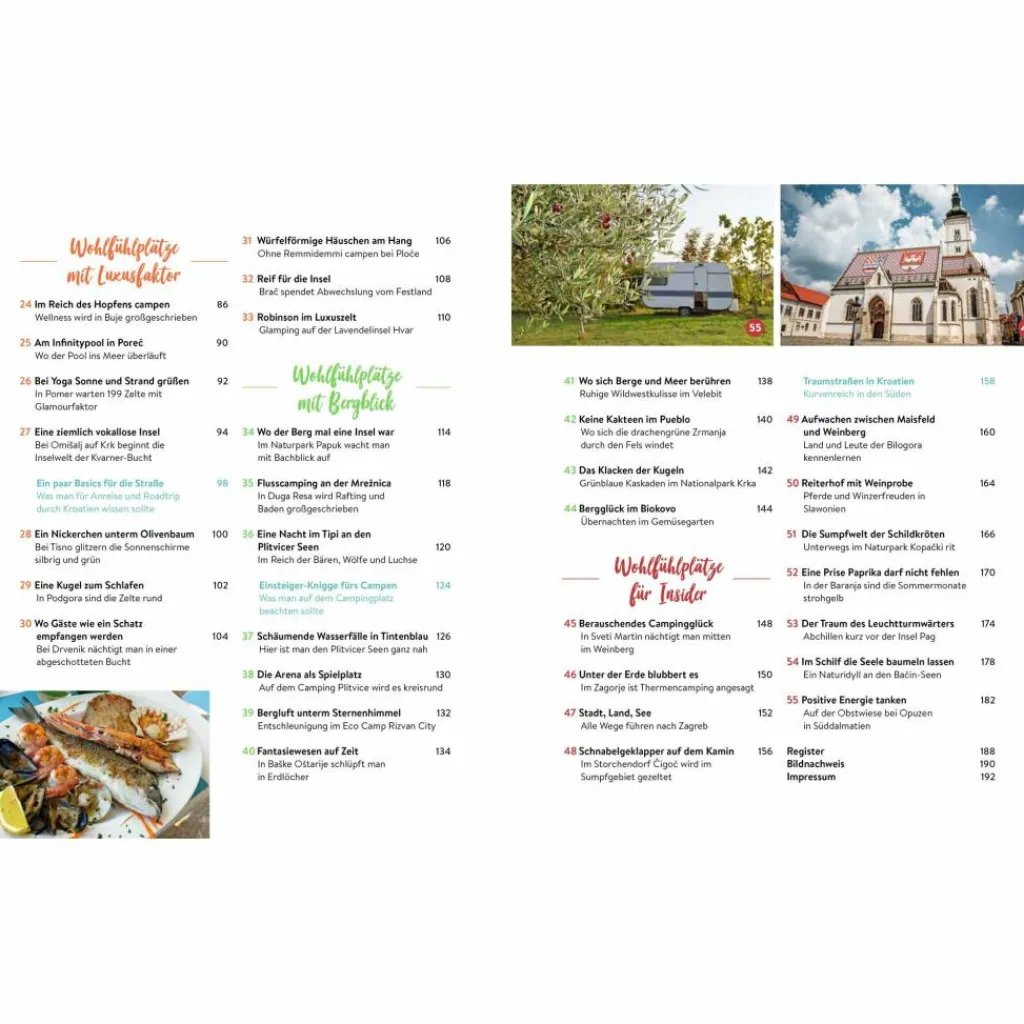 Wohnmobilreiseführer*HAPPY CAMPING KROATIEN - Reiseführer