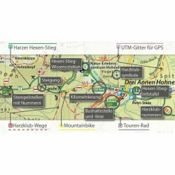 Wanderkarten Und Winterkarten|Wanderkarten Und Winterkarten*HARZER HEXEN-STIEG 1: 30.000 - Wanderkarte