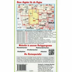 Fahrradkarten|Wanderkarten Und Winterkarten*HAVELLÄNDISCHES LUCH, NAUEN, FEHRBELLIN - Wanderkarte
