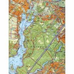HAVELSEEN 4: VOM WANNSEE ZUM TEGELER SEE - Fahrradkarte^ Fahrradkarten|Gewässerkarten