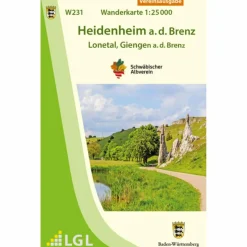 Wanderkarten Und Winterkarten|Wanderkarten Und Winterkarten*HEIDENHEIM A.D.BRENZ - LONETAL, GIENGEN A.D.BRENZ - Wanderkarte