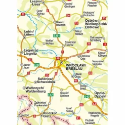 Straßenkarten|Straßenkarten*HÖFER POLEN PL006 MITTELSCHLESIEN - Straßenkarte