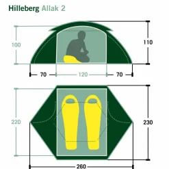 Hilleberg ALLAK 2 - Kuppelzelt^ 2-Personen-Zelte|Winterzelte