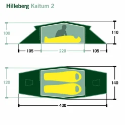 Hilleberg KAITUM 2 - Tunnelzelt^ 2-Personen-Zelte|Winterzelte