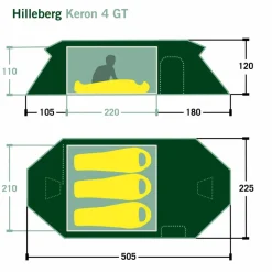 Hilleberg 3-Personen-Zelte|Winterzelte*KERON 4 GT - Tunnelzelt