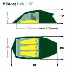 Hilleberg NALLO 4 GT - Tunnelzelt^ 3-Personen-Zelte|Winterzelte