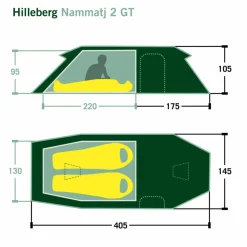 Hilleberg NAMMATJ 2 GT - Tunnelzelt^ 2-Personen-Zelte|Winterzelte