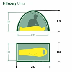 Hilleberg UNNA - Einpersonenzelt^ 1-Personen-Zelte|Winterzelte