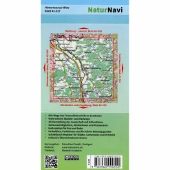 Wanderkarten Und Winterkarten|Wanderkarten Und Winterkarten*HINTERTAUNUS MITTE 1:25.000, BLATT 45- - Wanderkarte