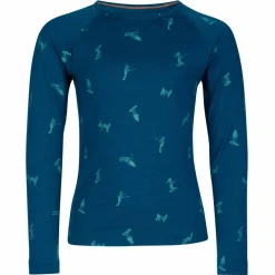 Kinder Icebreaker Kinder Funktionsunterwäsche*K MERINO 200 OASIS LS CREWE SNOW DAY Kinder - Langarmshirt