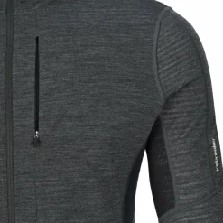Herren Icebreaker Pullover Und Fleecepullover|Outdoorjacken*M MERINO BLEND 200 REALFLEECE DESCENDER LS ZIP HOODIE Herren - Kapuzenjacke