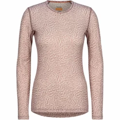 Damen Icebreaker Shirts Und Tops*W MERINO 200 OASIS LS CREWE FLOCK FORMS AOP Damen - Langarmshirt