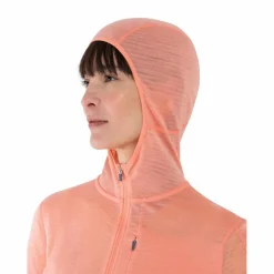 Icebreaker W MERINO 200 REALFLEECE DESCENDER LS ZIP HOODIE Damen - Fleecejacke^Damen Pullover Und Fleecepullover|Outdoorjacken