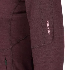 Icebreaker W MERINO 400 REALFLEECE DESCENDER LS ZIP Damen - Wolljacke^Damen Pullover Und Fleecepullover|Outdoorjacken