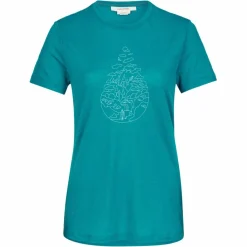 Icebreaker WOMEN MERINO 150 TECH LITE III SS TEE HIKE PATH Damen - Funktionsshirt^Damen Shirts Und Tops